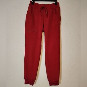 HeartSoul Break On Through Low-Rise Jogger Scrub Pants - Size: Small
